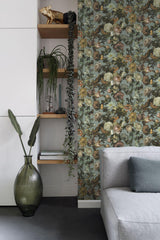 York Zarinda Light Blue Flowers Wallpaper