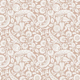 York Cordelia Pink Baroque Blooms Wallpaper
