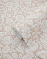 York Cordelia Pink Baroque Blooms Wallpaper