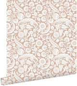 York Cordelia Pink Baroque Blooms Wallpaper
