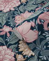 York Persephone Multicolor Spring Blossoms Wallpaper