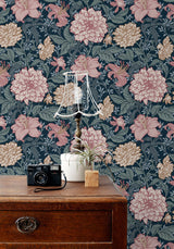 York Persephone Multicolor Spring Blossoms Wallpaper