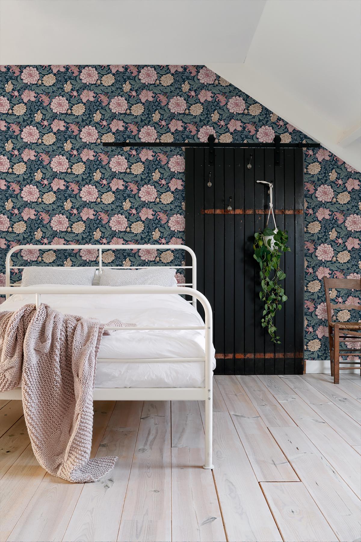 York Persephone Multicolor Spring Blossoms Wallpaper