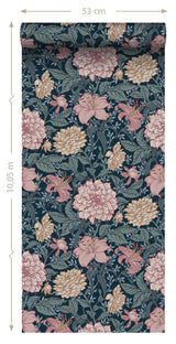 York Persephone Multicolor Spring Blossoms Wallpaper