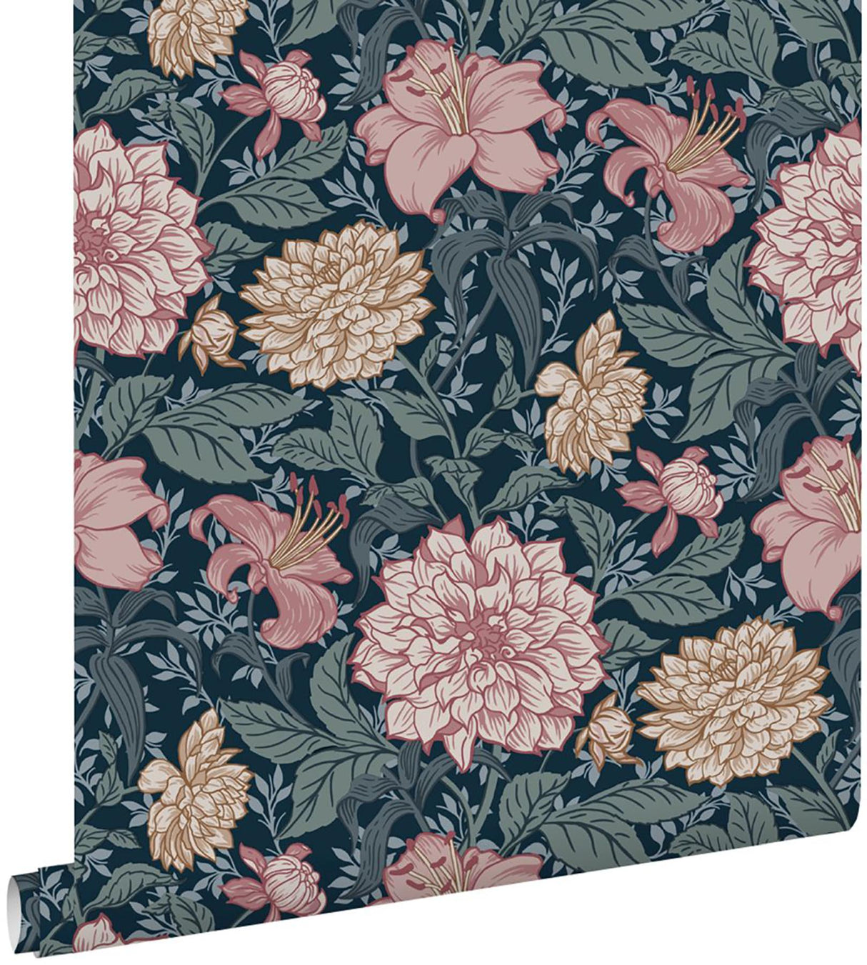 York Persephone Multicolor Spring Blossoms Wallpaper