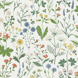 York Fiore Green Wildflowers Wallpaper