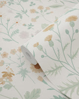York Letitia Cream Summer Meadows Wallpaper