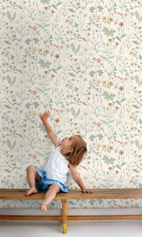 York Letitia Cream Summer Meadows Wallpaper