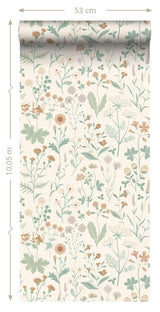 York Letitia Cream Summer Meadows Wallpaper
