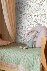 York Letitia Purple Summer Meadows Wallpaper