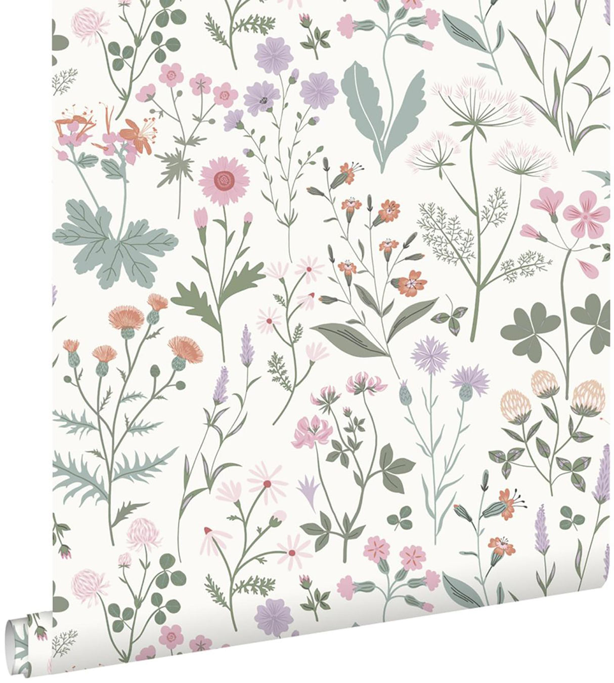 York Letitia Purple Summer Meadows Wallpaper