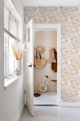York Persephone Pastel Spring Blossoms Wallpaper