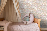 York Persephone Pastel Spring Blossoms Wallpaper