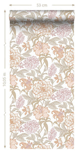 York Persephone Pastel Spring Blossoms Wallpaper