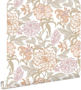 York Persephone Pastel Spring Blossoms Wallpaper