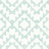 York Fantine Mint Geometric Wallpaper