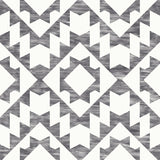 York Fantine Black Geometric Wallpaper
