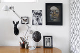 York Fantine Black Geometric Wallpaper
