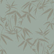York Guadua Green Bamboo Leaves Wallpaper