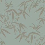 York Guadua Green Bamboo Leaves Wallpaper