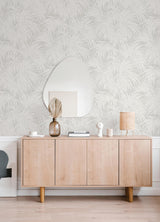 York Neutral Cassava Palm Peel & Stick Wallpaper