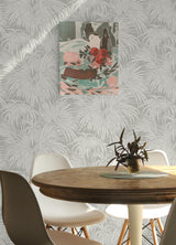 York Neutral Cassava Palm Peel & Stick Wallpaper