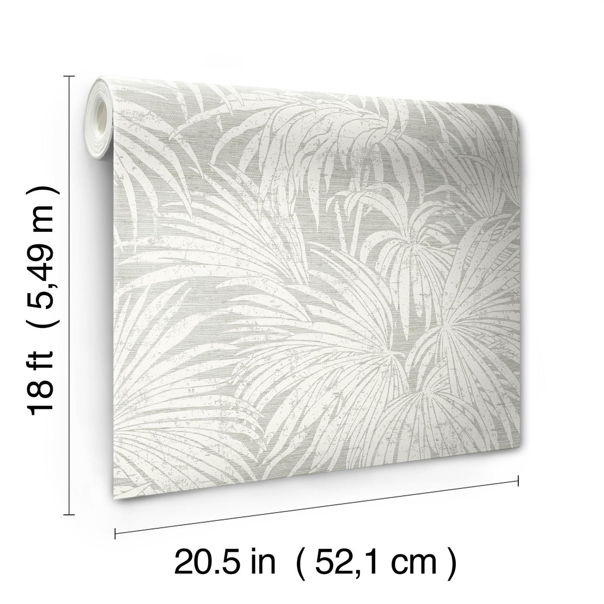 York Neutral Cassava Palm Peel & Stick Wallpaper