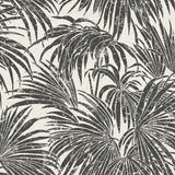 York Black & White Cassava Palm Peel & Stick Wallpaper