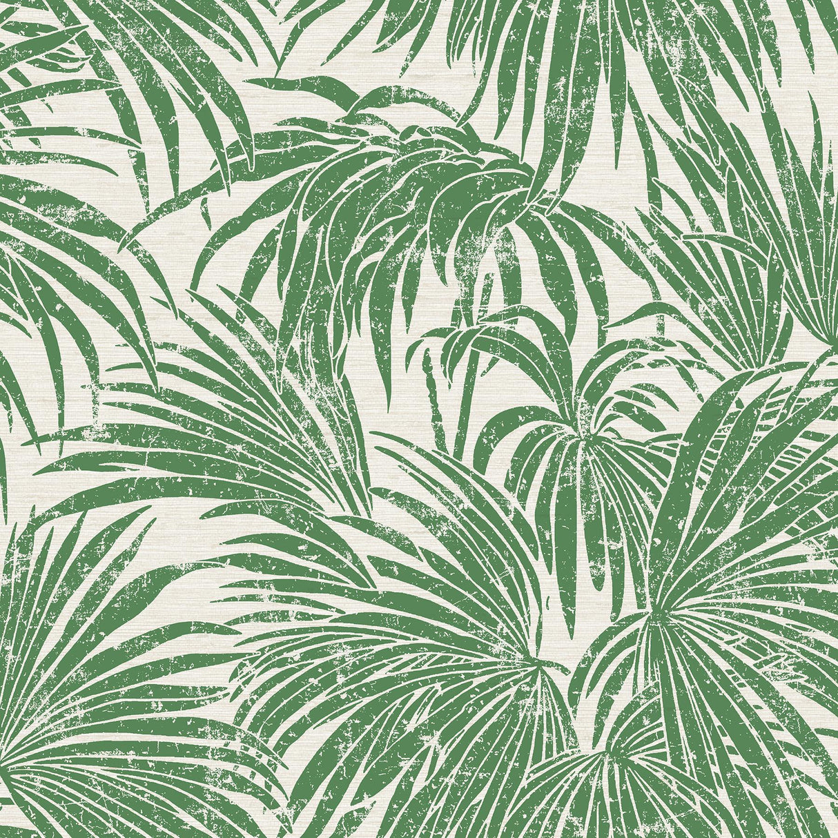 York Green Cassava Palm Peel & Stick Wallpaper