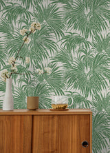 York Green Cassava Palm Peel & Stick Wallpaper