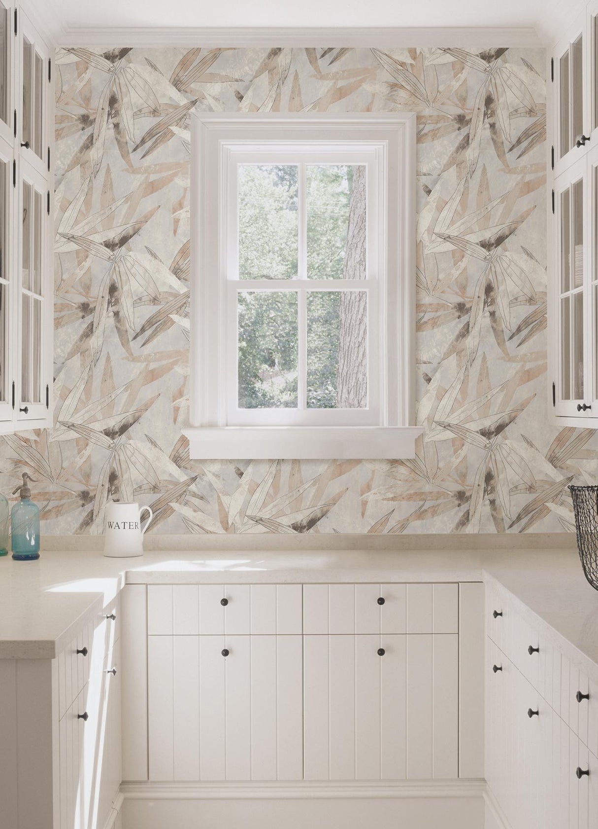 York Neutral Bali Bamboo Peel & Stick Wallpaper