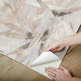York Neutral Bali Bamboo Peel & Stick Wallpaper