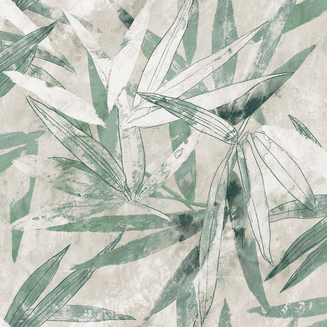 York Jade Bali Bamboo Peel & Stick Wallpaper