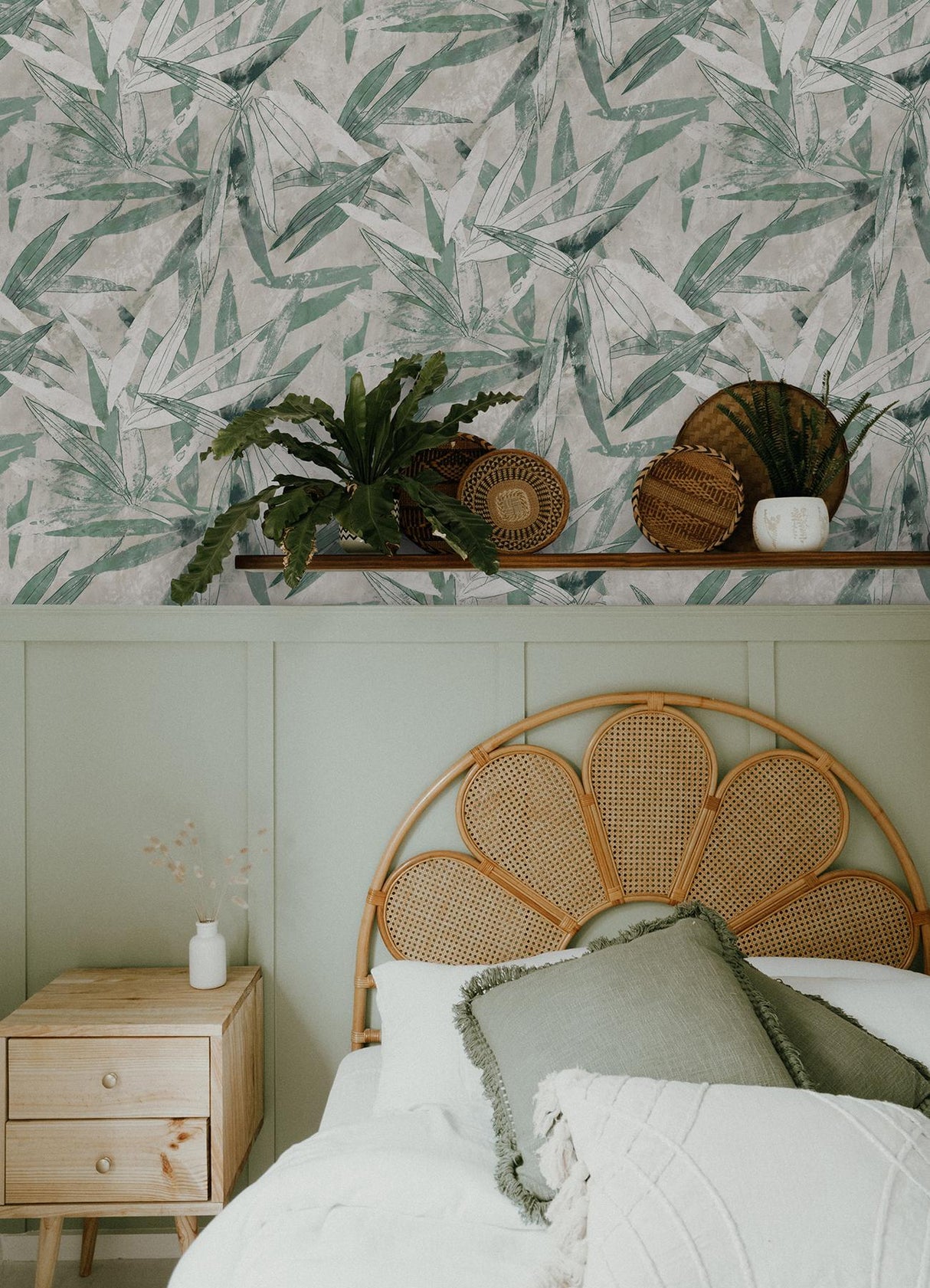 York Jade Bali Bamboo Peel & Stick Wallpaper