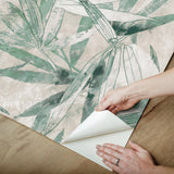 York Jade Bali Bamboo Peel & Stick Wallpaper