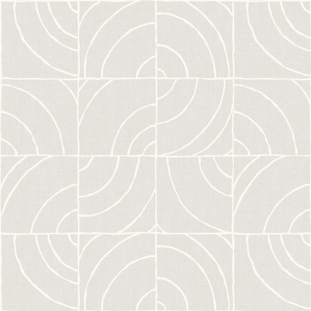 York Grey Batik Blok Peel & Stick Wallpaper