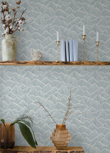 York Periwinkle Ridge & Valley Peel & Stick Wallpaper