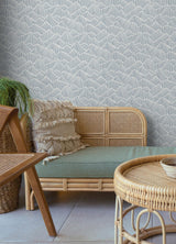 York Periwinkle Ridge & Valley Peel & Stick Wallpaper