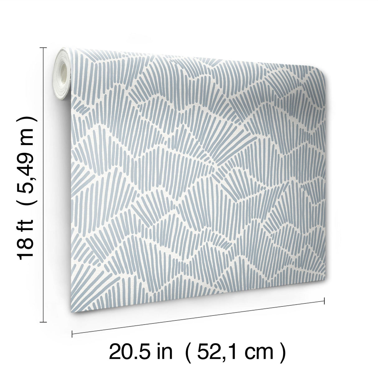 York Periwinkle Ridge & Valley Peel & Stick Wallpaper