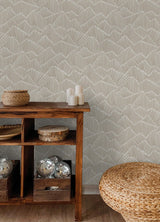 York Beige Ridge & Valley Peel & Stick Wallpaper