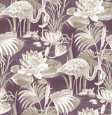 York Purple Flamingo Wallpaper