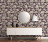 York Purple Flamingo Wallpaper
