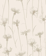 York Dalia Beige Cornflower Wallpaper