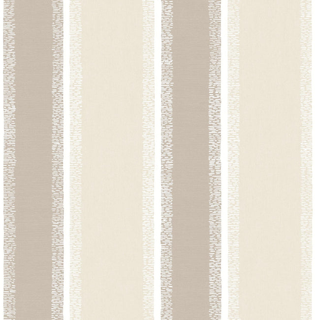 York Beige Stripe Wallpaper