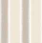 York Beige Stripe Wallpaper