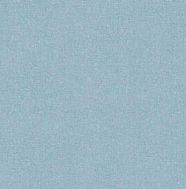 York Grace Blue Linen Wallpaper