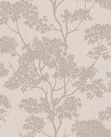 York Aspen Taupe Tree Wallpaper