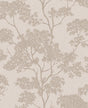 York Aspen Taupe Tree Wallpaper