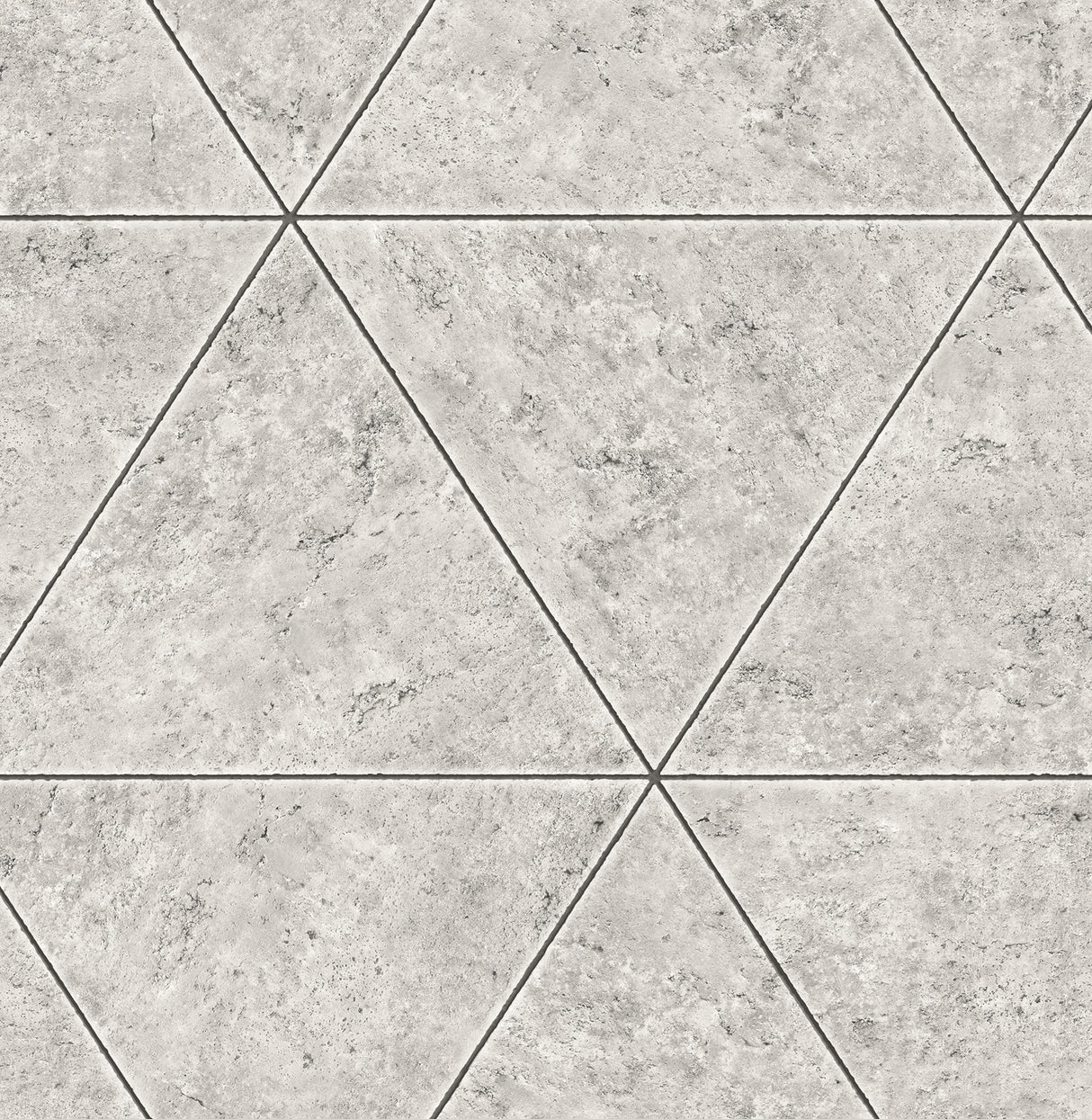 York Benson Grey Marble Triangle Wallpaper