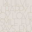 York Oslo Rose Gold Positive Text Wallpaper